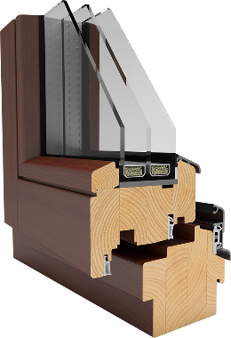Ecotherm dřevěné okno